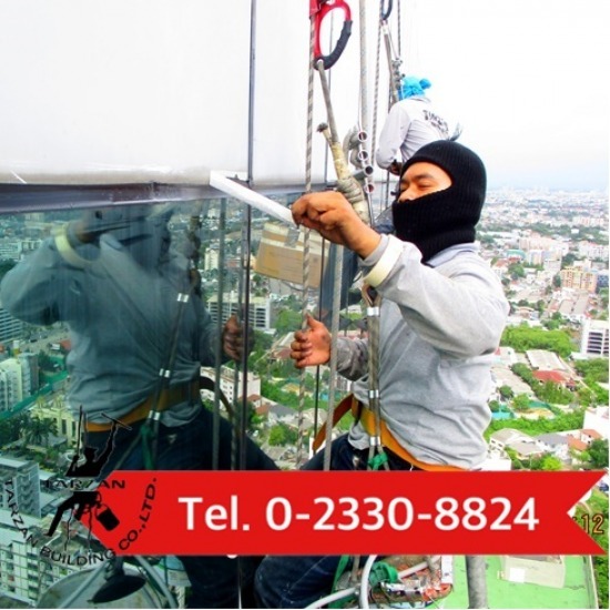 โรยตัวซ่อมผนังตึกรั่วซึม โรยตัวซ่อมผนังตึกรั่วซึม