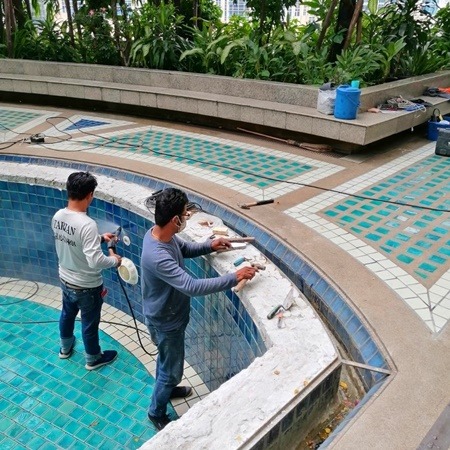 รับติดตั้งระบบกันซึมสระว่ายน้ำ